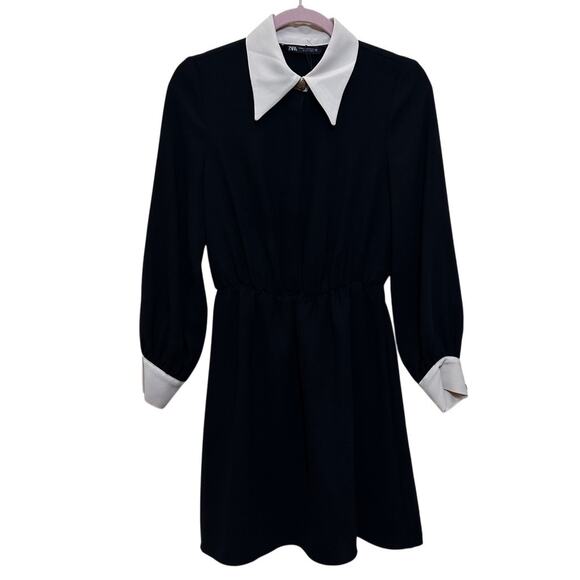 Zara Feminine Old Money Fancy Dress Size XS Blogger Favorite 9878/184/800 - Picture 2 of 9